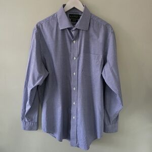 NWOT Lauren Ralph Lauren Old Money Modern Contemporary Gingham Dress Shirt